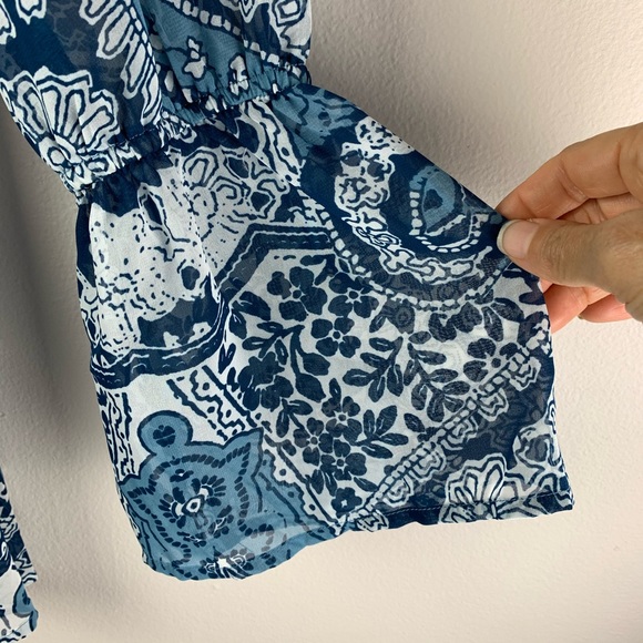 NWT 💙 Show Me Your Mumu Perveen Paisley Tunic - Picture 7 of 8